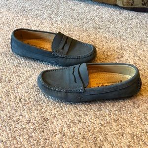 Mephisto blue Ralyx leather driving loafer shoe 7